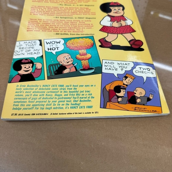 Nancy Eats Food Ernie Bushmiller's Nancy Vintage 1989 - Picture 3 of 12